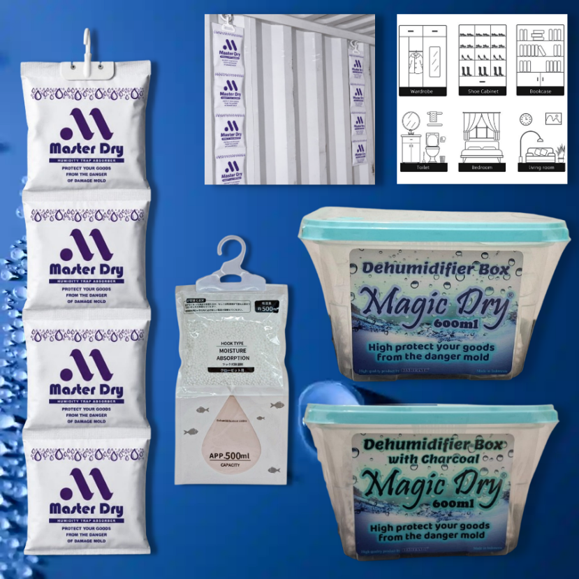 All desiccant products by DESICCANTO