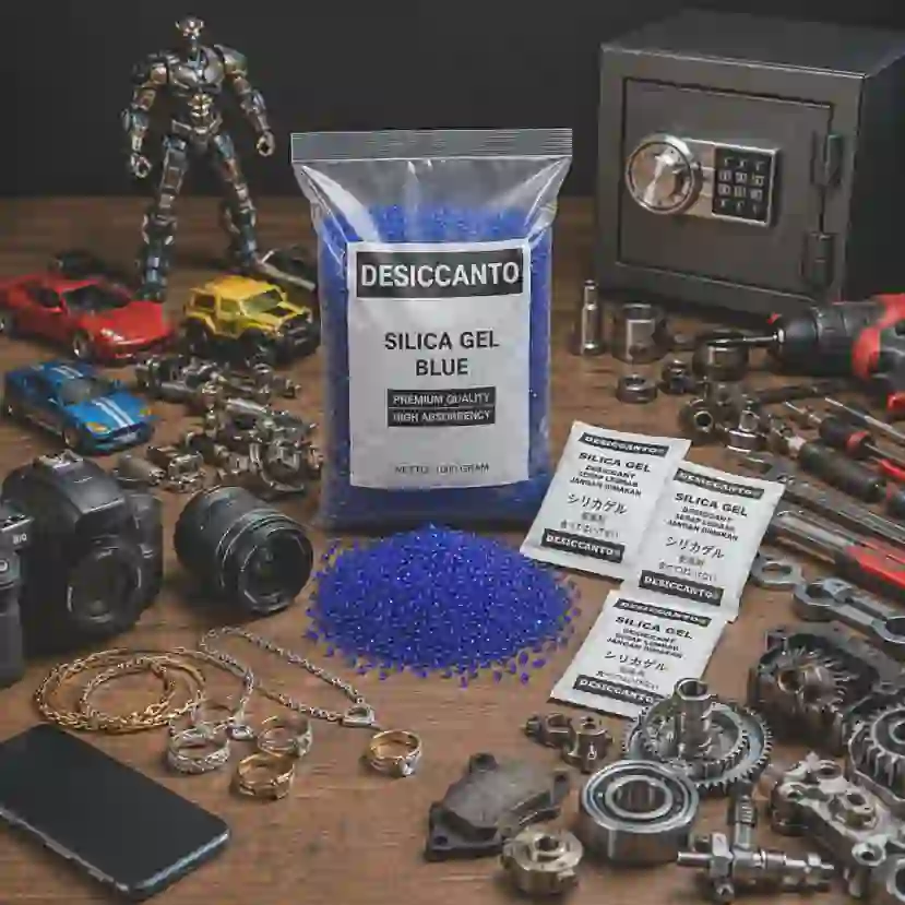 blue silica gel by DESICCANTO