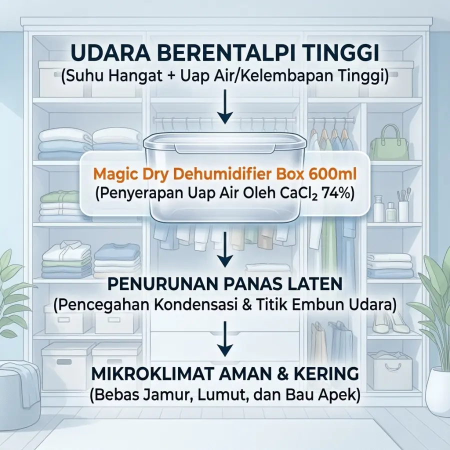 Diagram Area Berentalpi Tinggi (High-Enthalpy Area) - Desiccanto