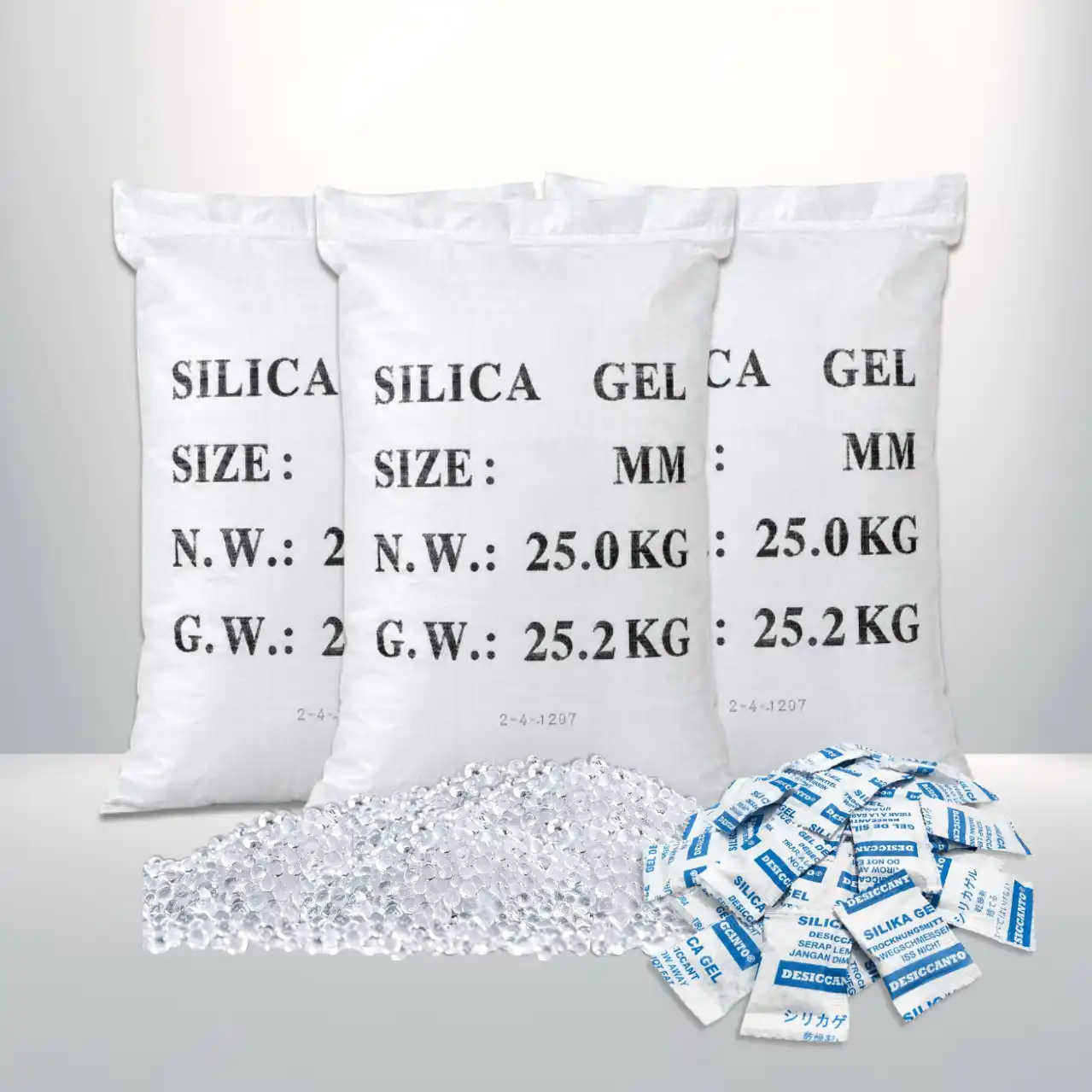 silica gel white sak curah n sachet - DESICCANTO