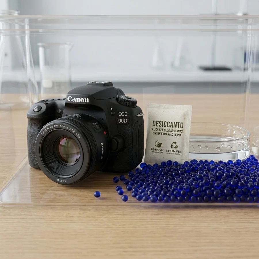 Silica Gel Blue Kamera - SILICAGEL.ID